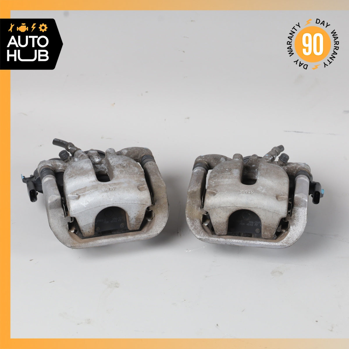 Mercedes W166 ML350 GLE350 Rear Brake Calipers w/ Actuator Set 1664230281 OEM - photo 2