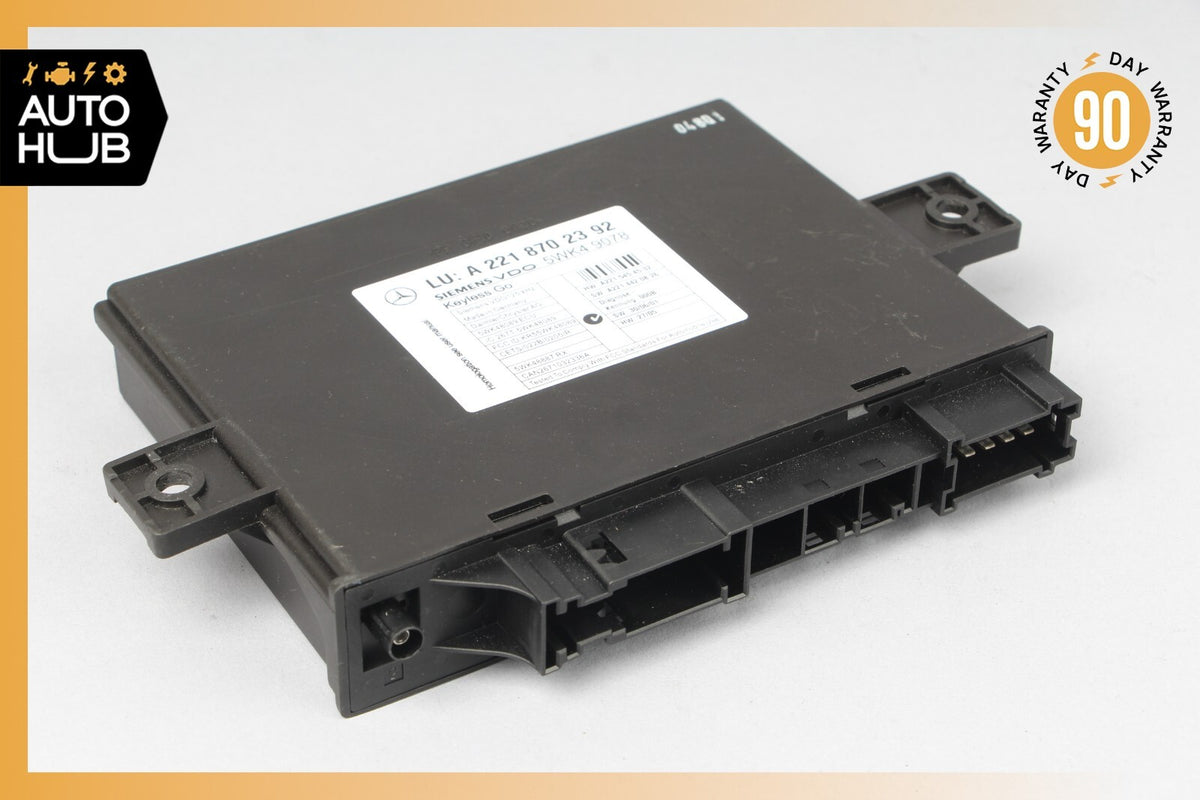 07-10 Mercedes W216 CL550 S400 Keyless Go Control Module 2218702392 OEM - photo 1
