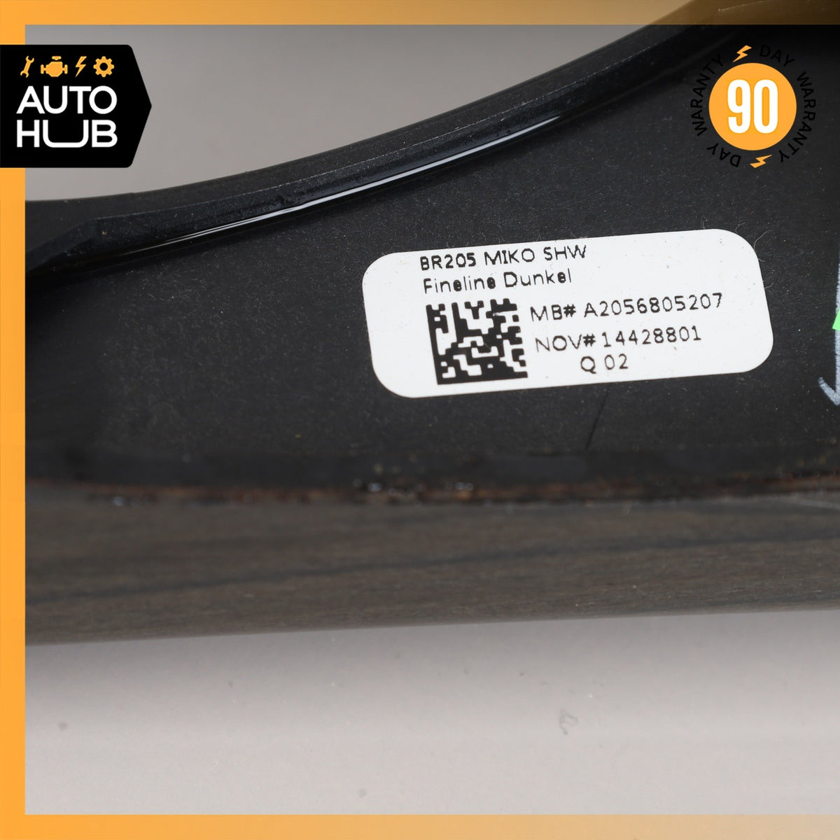 15-22 Mercedes W205 C300 C350e C400 Center Console Trim Wood OEM - photo 9