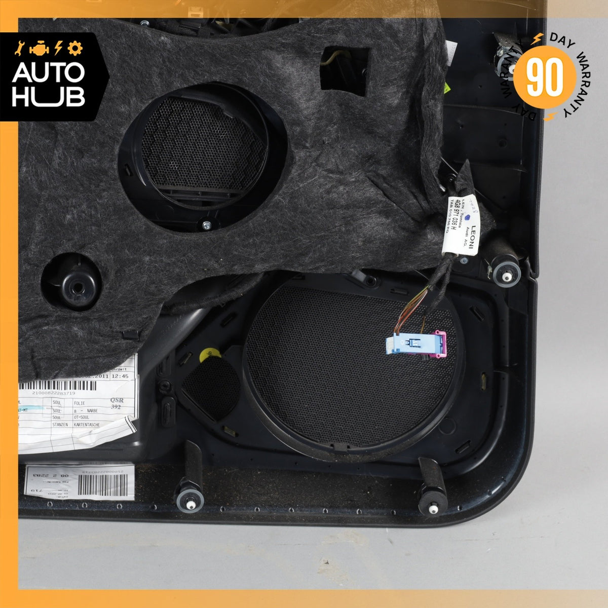 12-18 Audi 4G8 A7 S7 Front Right Passenger Door Panel Cover Trim Black Wood OEM - photo 14