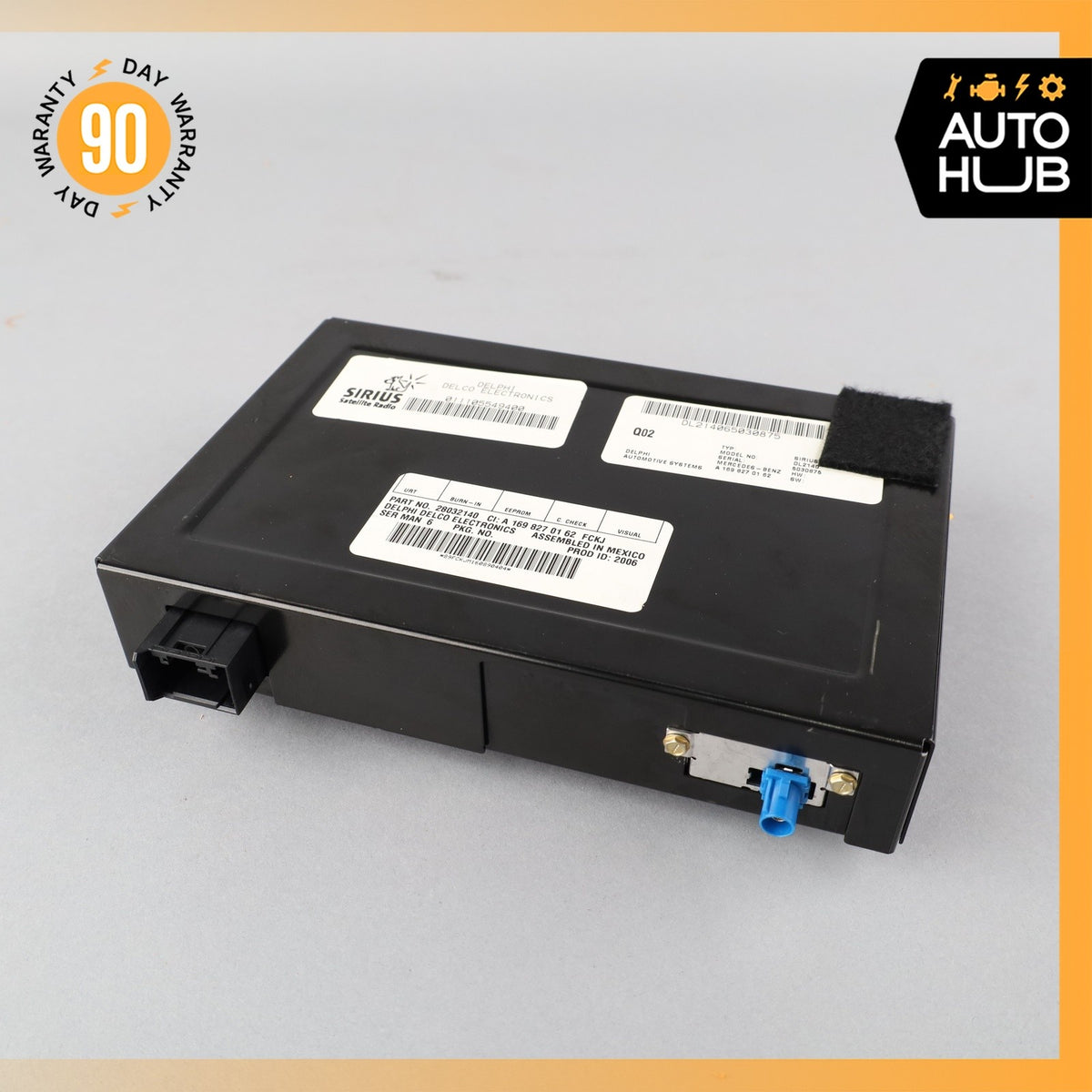 03-09 Mercedes R230 SL550 CLK350 Sirius Satellite Radio Receiver 1698270162 OEM - photo 2