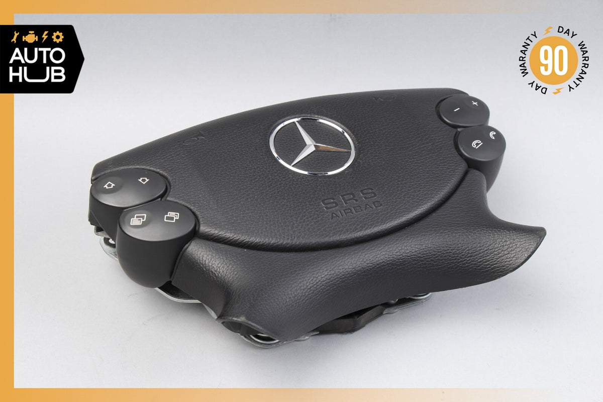 Mercedes R230 SL500 SL55 AMG CLK500 E350 Steering Wheel Airbag Air Bag Black OEM - photo 6