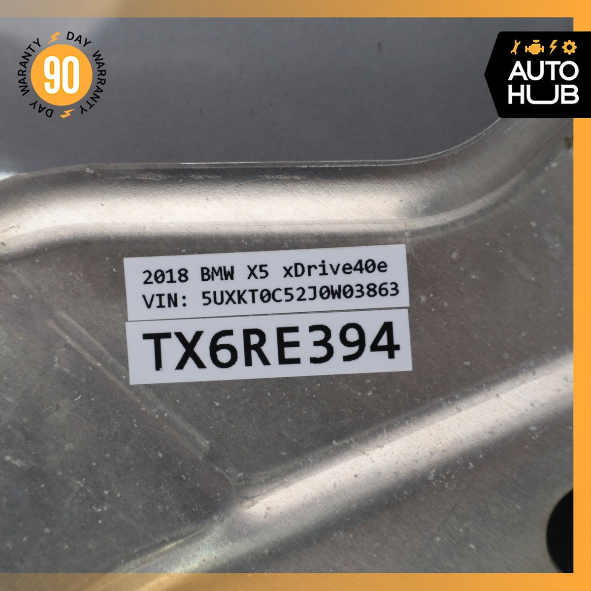 14-18 BMW F15 X5 Engine Shield Reinforcement Skid Plate 6853814 OEM - photo 12