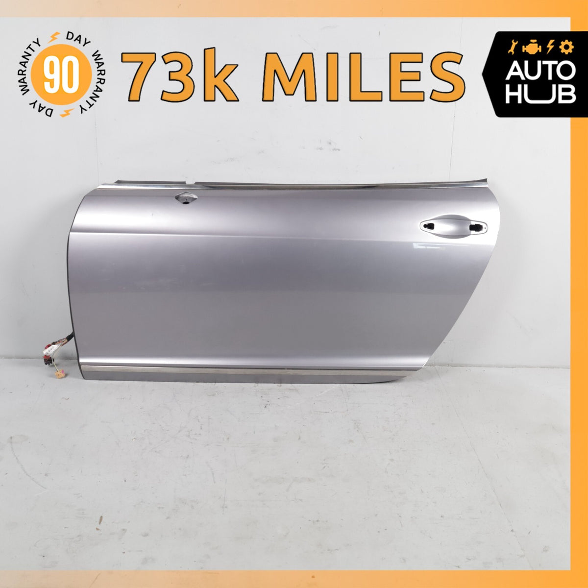 03-09 Bentley Continental GT GTC Left Side Door Shell Frame Panel Silver OEM 73k - photo 1