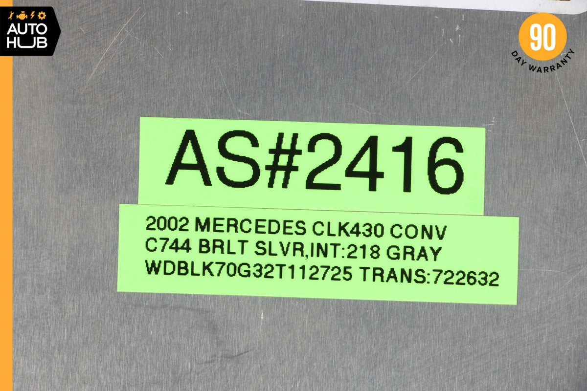 01-03 Mercedes W208 CLK430 ABS Anti Lock Brake System Control Module OEM - photo 12