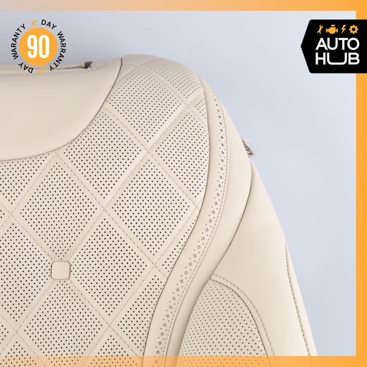 16-17 Mercedes W222 Maybach S600 Front Left Side Seat Upper Back Cushion OEM - photo 4
