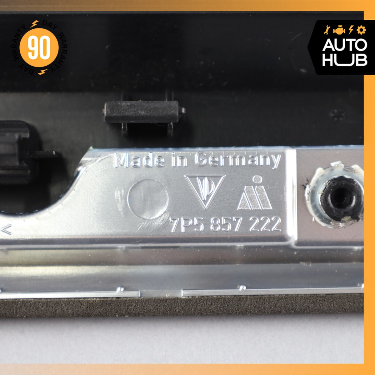 11-18 Porsche Cayenne 958 Hybrid S Right Side Dashboard Panel Trim Black OEM - photo 10