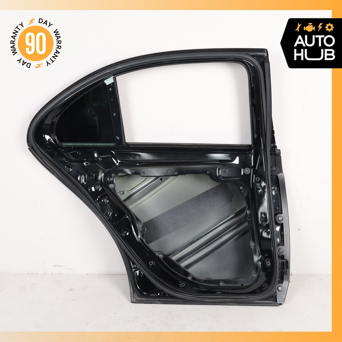 17-23 Mercedes W213 E300 E400 Rear Left Driver Side Door Shell Black OEM 84k - photo 11