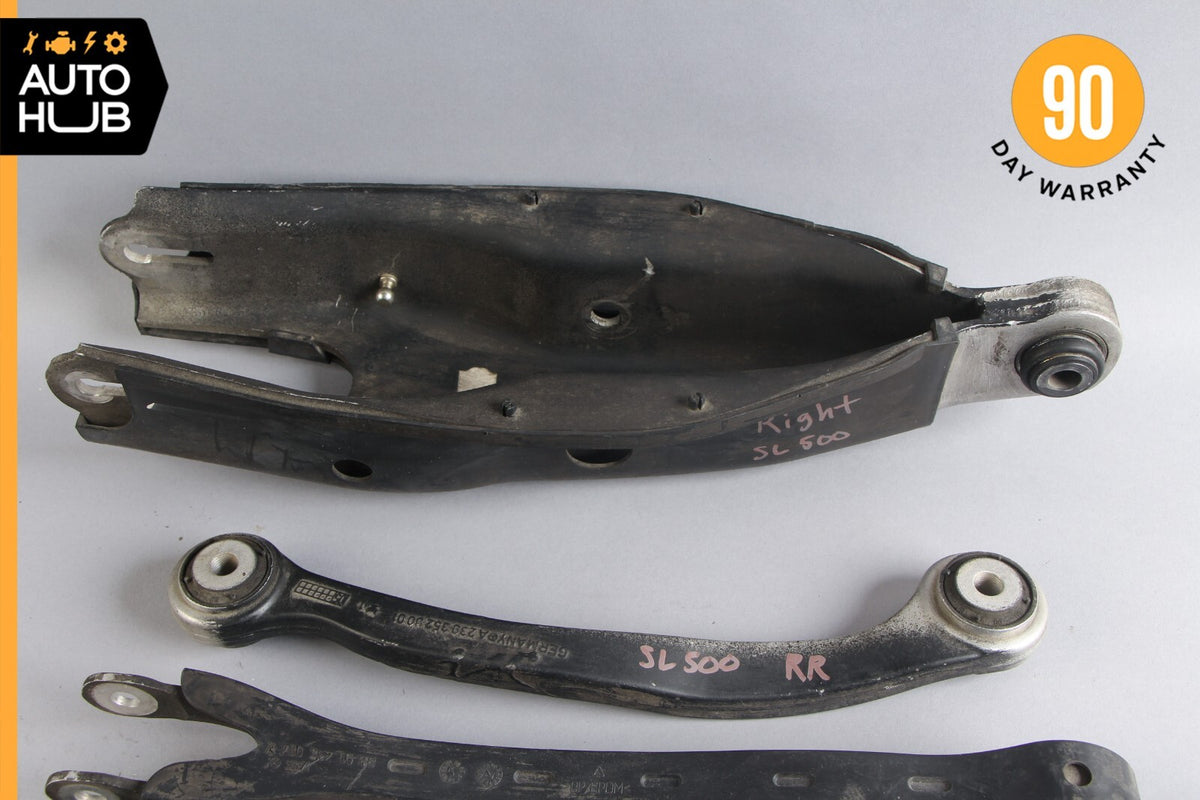 03-12 Mercedes R230 SL500 SL550 Rear Right Side Tie Rod Control Arm Set of 5 OEM - photo 2