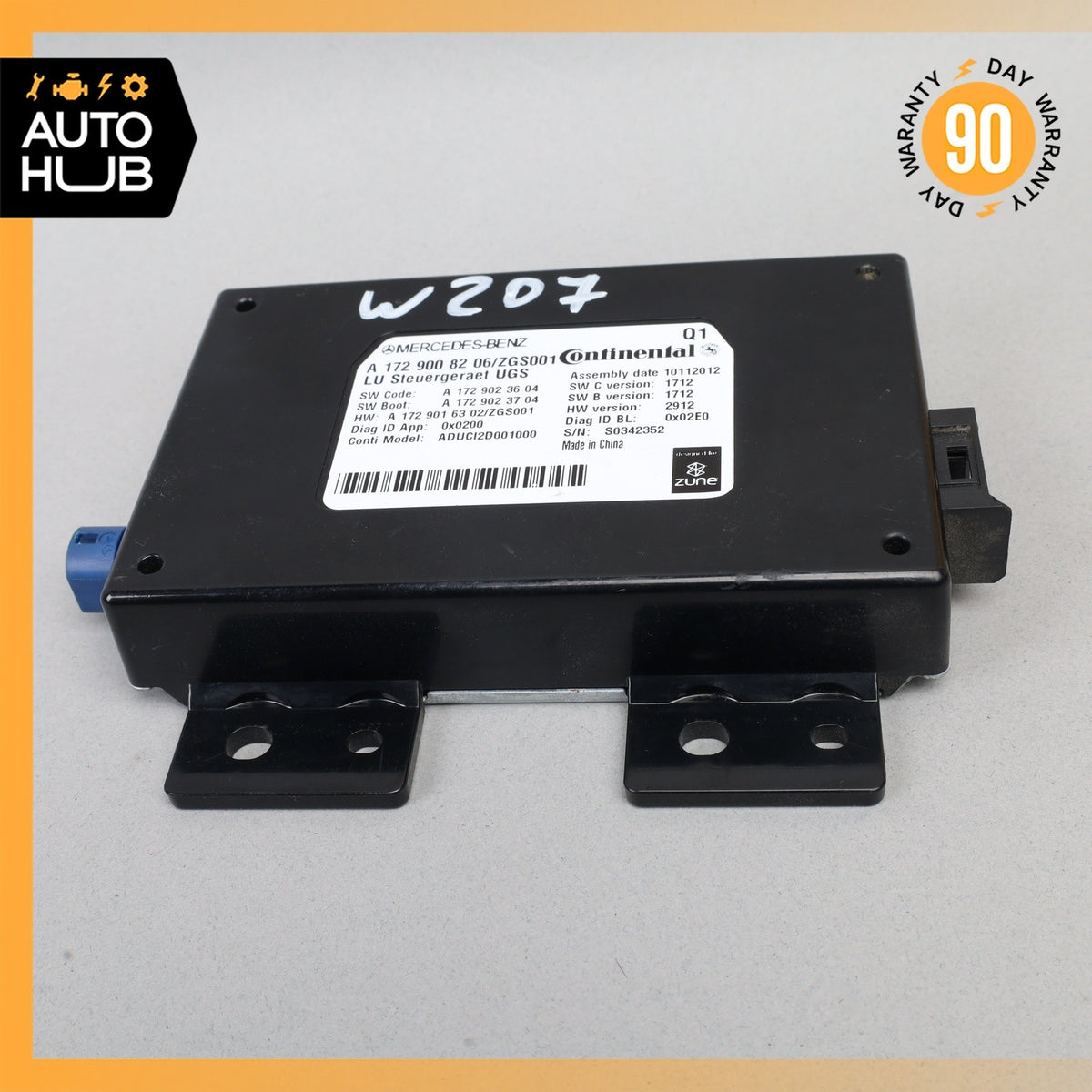 Mercedes W207 E350 C250 GL550 Communication Control Module 1729001906 OEM - photo 5