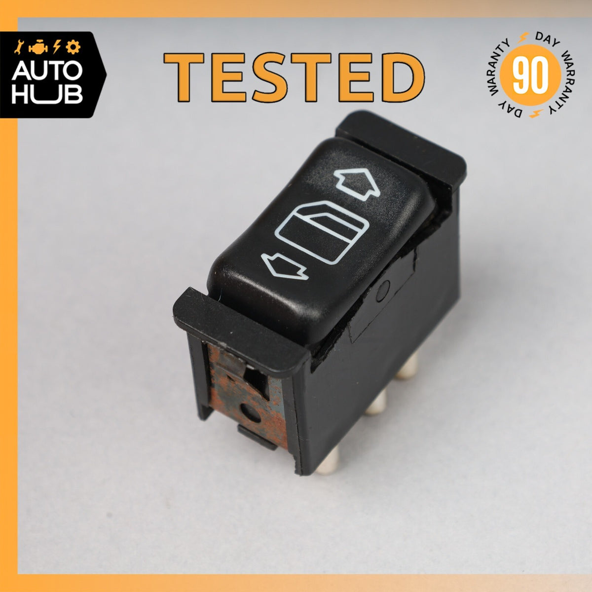Mercedes W126 420SEL Rear Left Window Regulator Control Switch Button OEM - photo 1