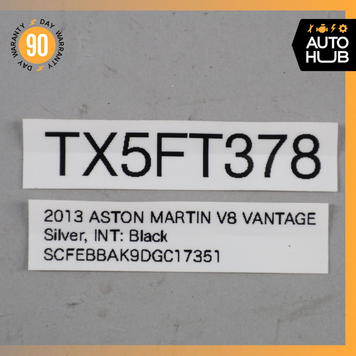 06-17 Aston Martin V8 Vantage Transmission Oil Cooler Radiator 6G337869BB OEM - photo 11