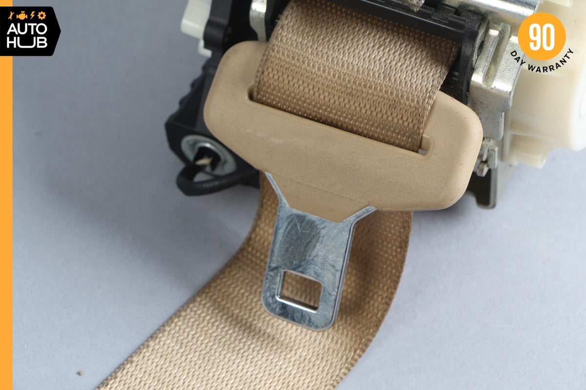 07-14 Mercedes W216 CL550 CL63 AMG Rear Right Passenger Seat Belt Beige OEM - photo 3