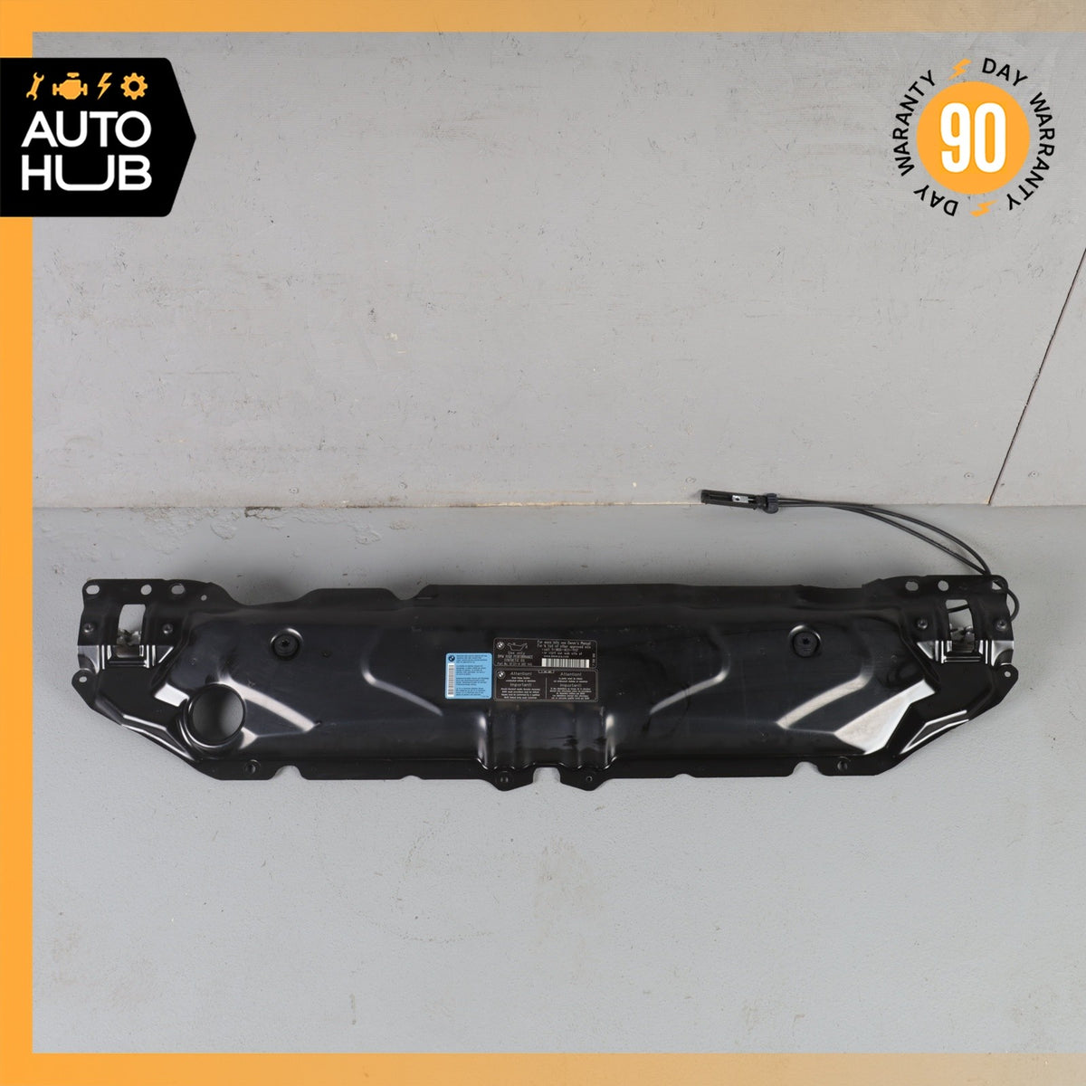 08-10 BMW E60 528i 550i 535i Radiator Core Center Upper Tie Bar Support OEM - photo 2