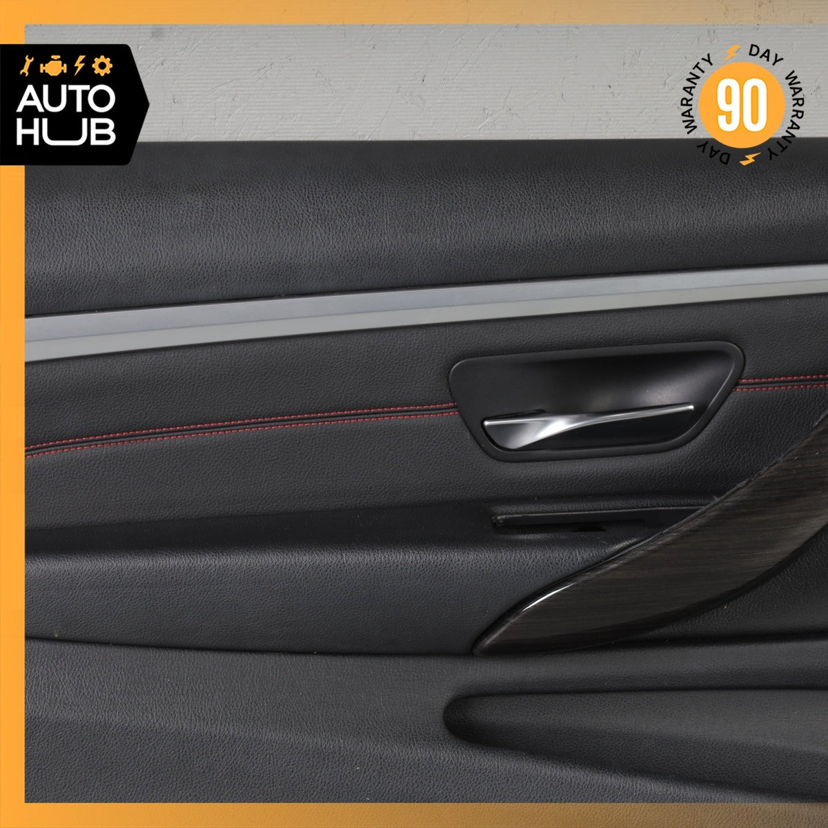 14-20 BMW F32 428i 440i Front Left Driver Side Interior Door Panel OEM 80k - photo 4