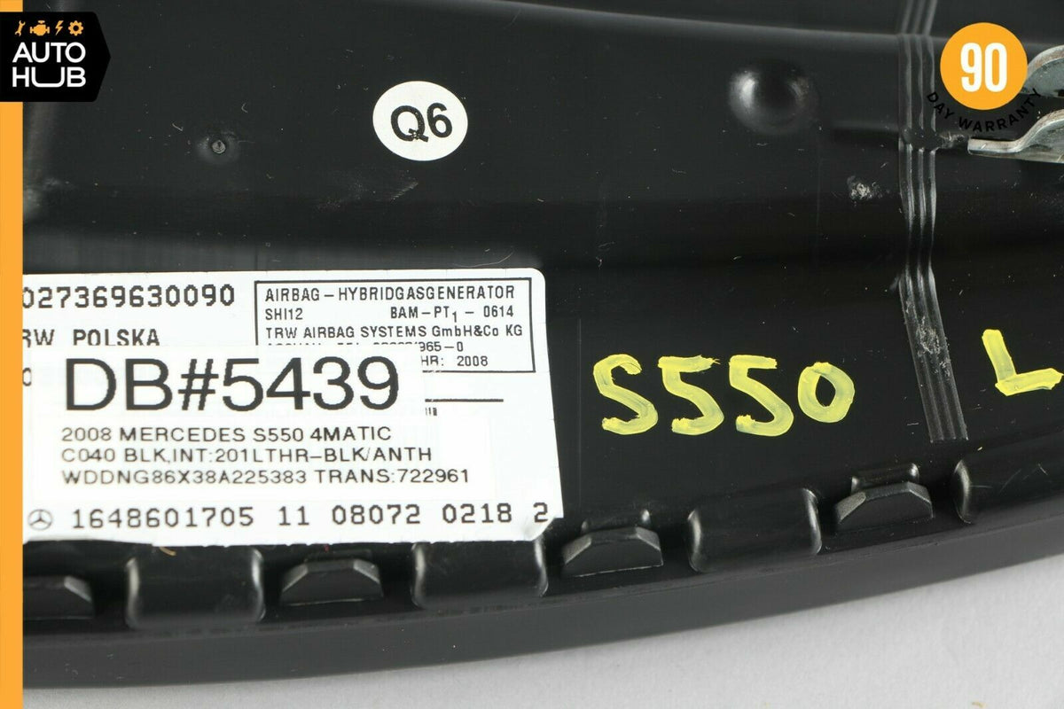 Mercedes W221 S550 CL550 R350 ML350 Front Left Driver Side Seat Airbag SRS OEM - photo 9