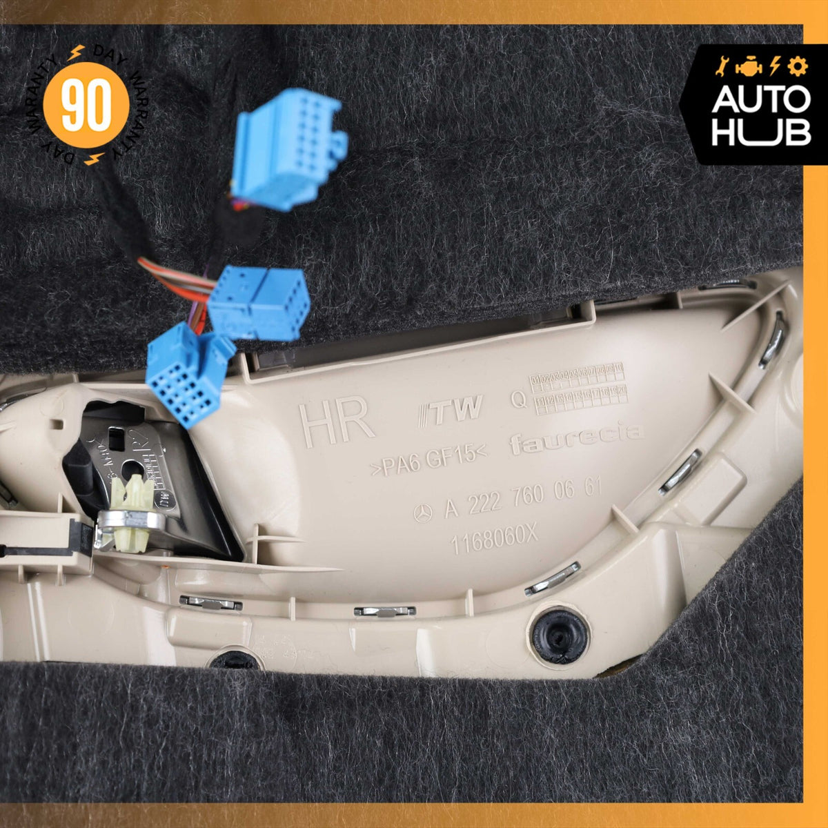 14-17 Mercedes W222 S550 S550e Rear Right Passenger Side Door Panel OEM - photo 21