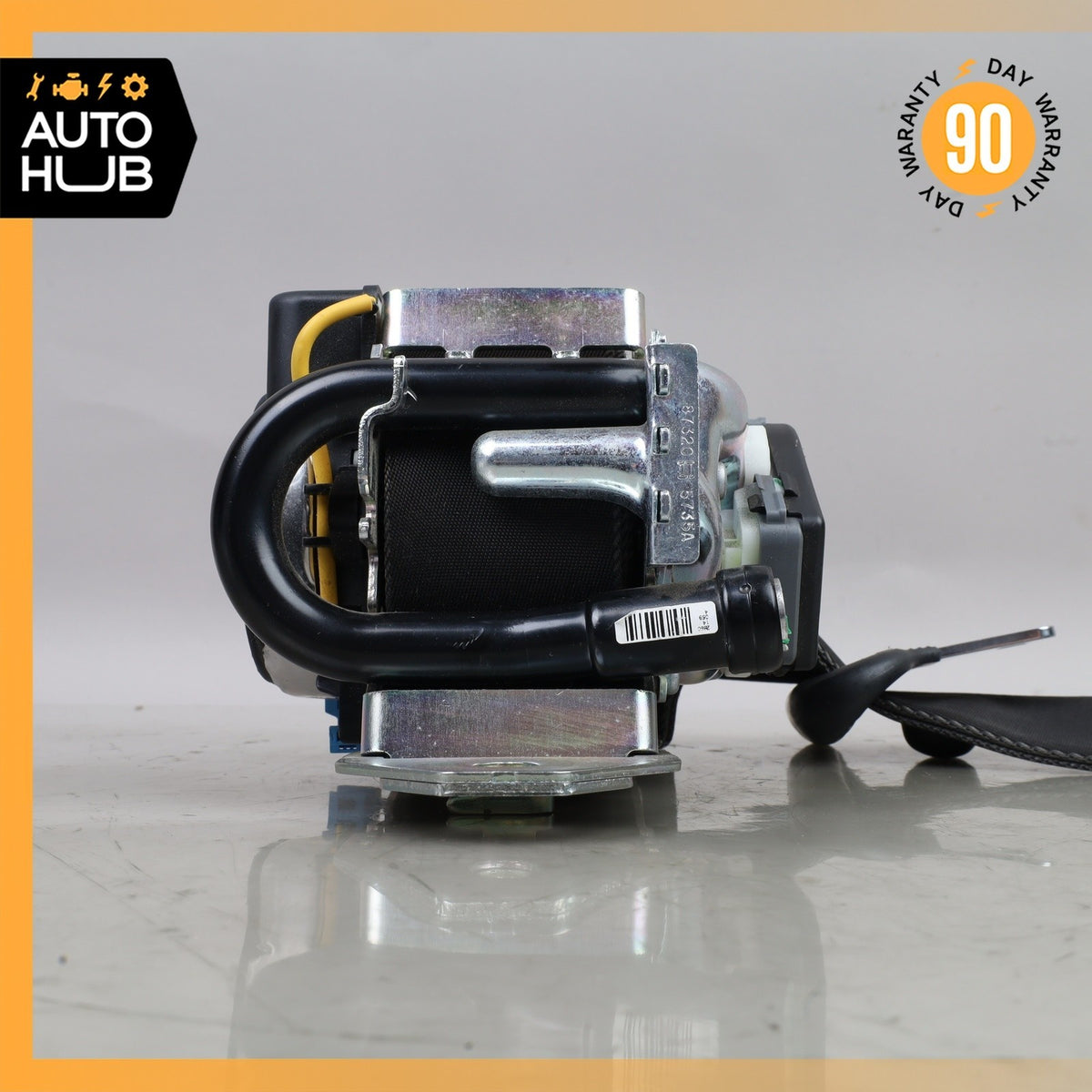 14-17 Mercedes W222 S65 AMG S600 S450 Seat Belt Rear Left Driver Side Black OEM - photo 13