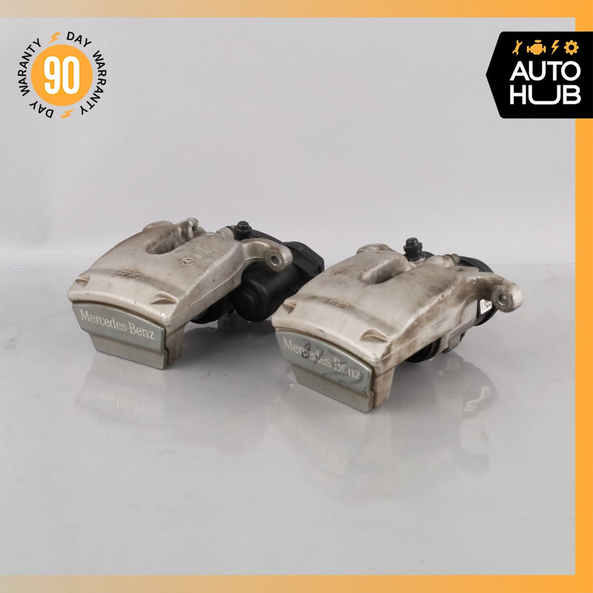 Mercedes W222 S450 S560 Rear Left & Right Brake Calipers Set w/ Actuator OEM 44k - photo 2