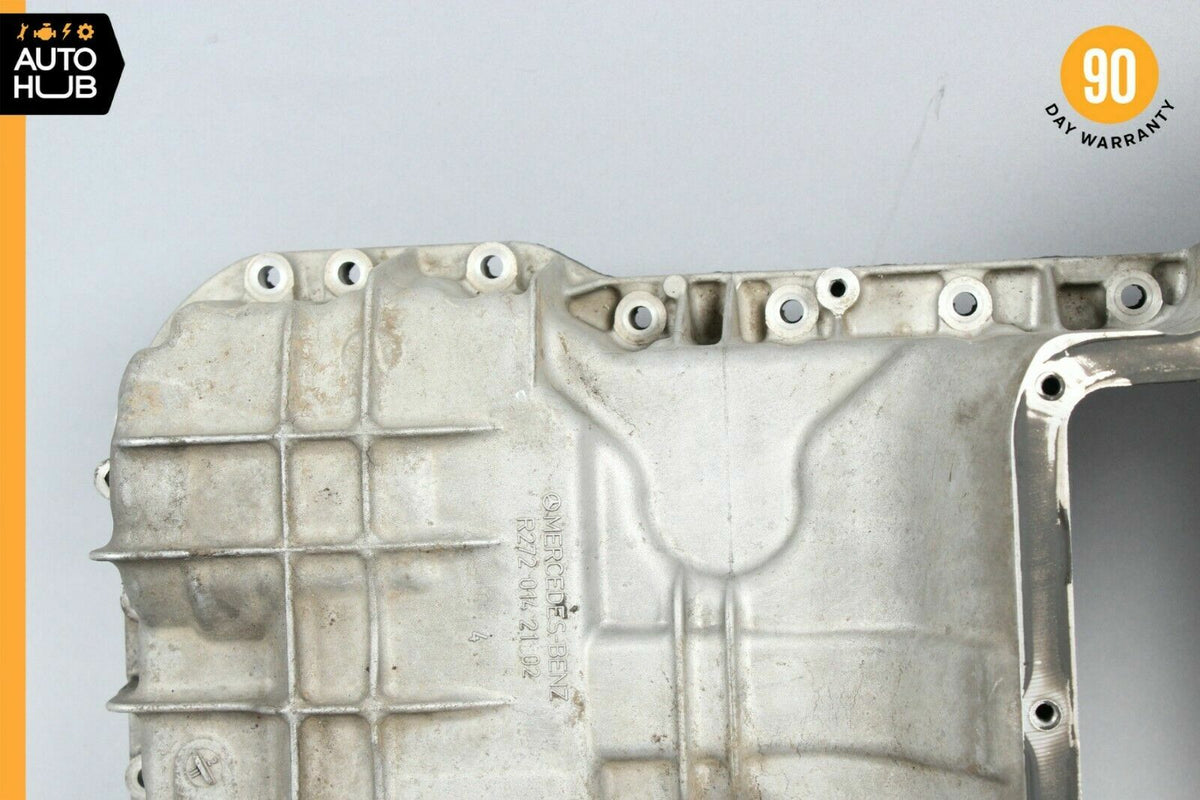 05-11 Mercedes W203 C350 CLK350 Engine Upper Oil Sump Baffle Pan 2720142102 OEM - photo 2