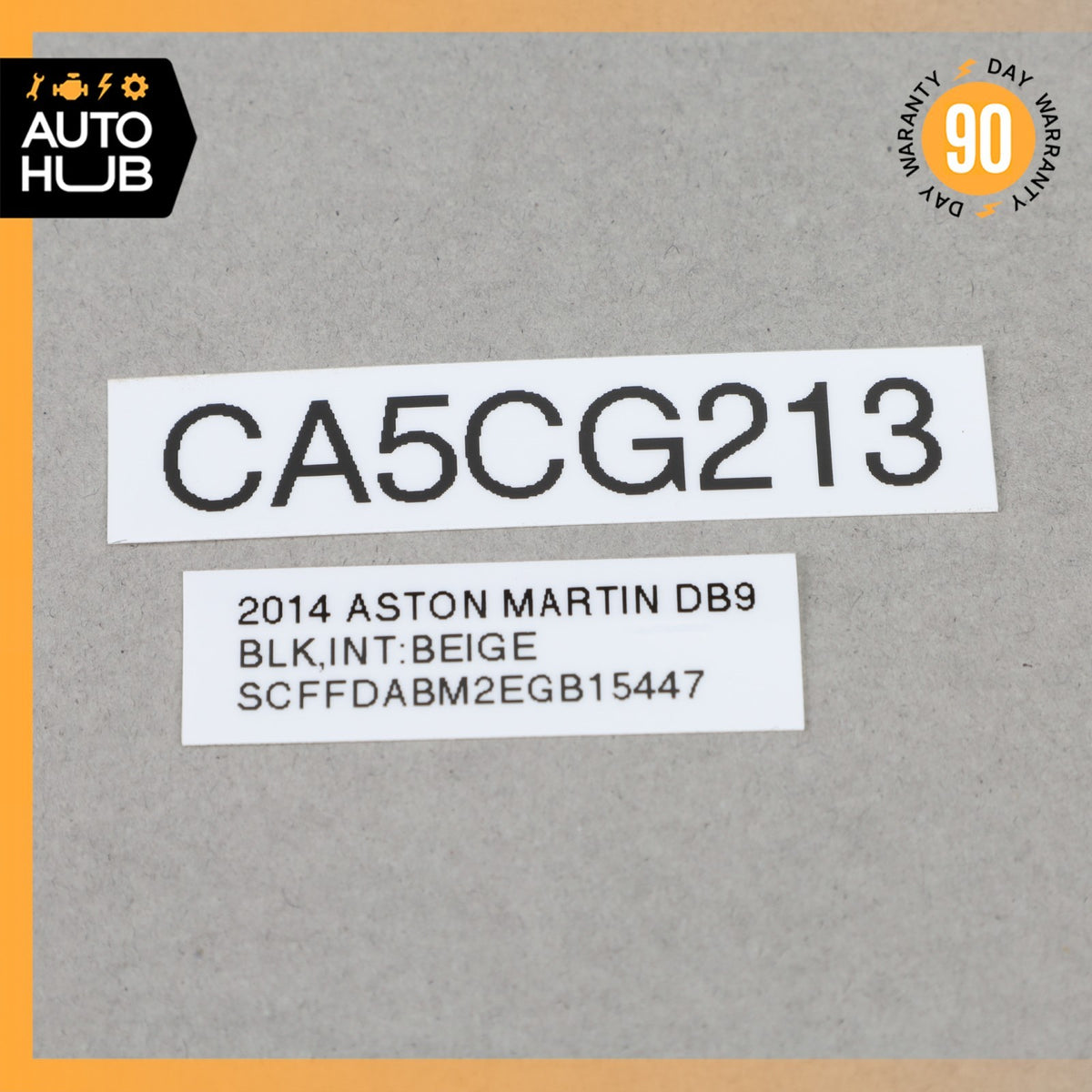 Aston Martin DB9 Door Left Side Crash Impact Sensor SRS w/ Cover OEM - photo 7