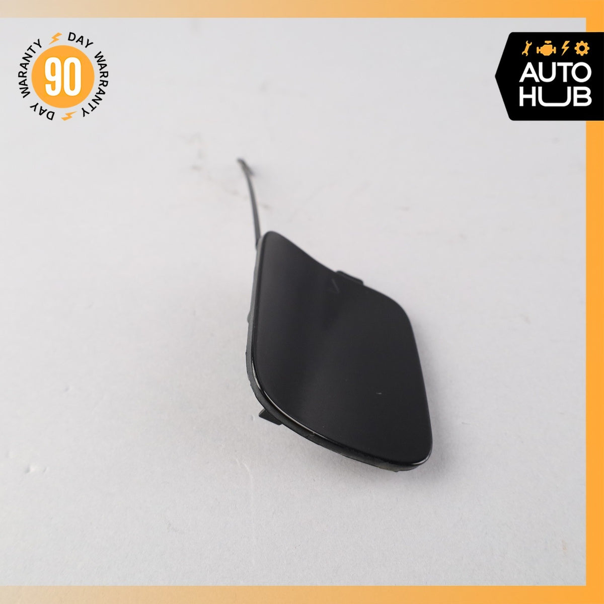 BMW F15 X5 Rear Right Bumper Tow Hook Cover Panel Trim Black OEM - photo 10