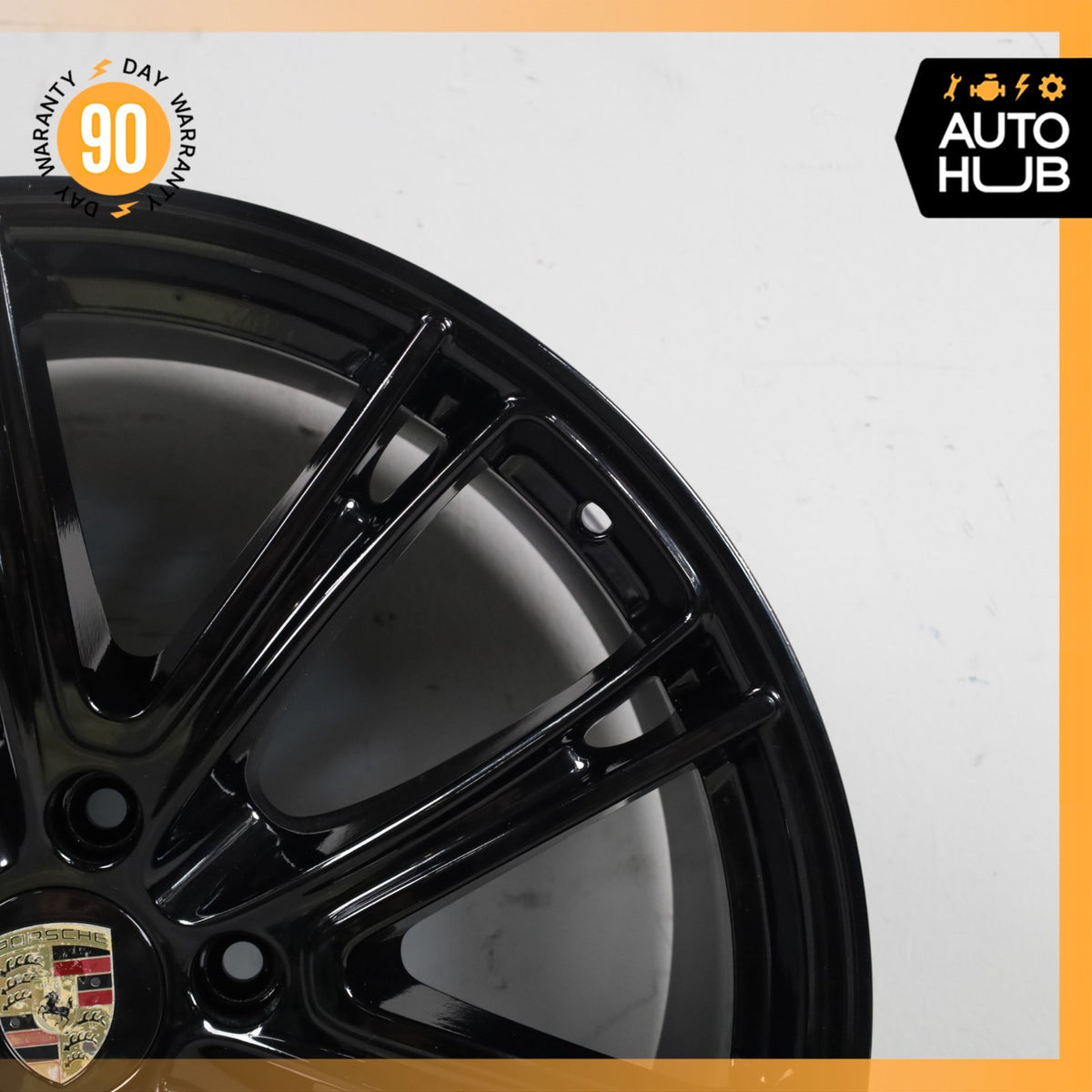 17-23 Porsche Panamera 971 11.5 X 21 21" Rear Wheel Rim Black 971601025N OEM - photo 4
