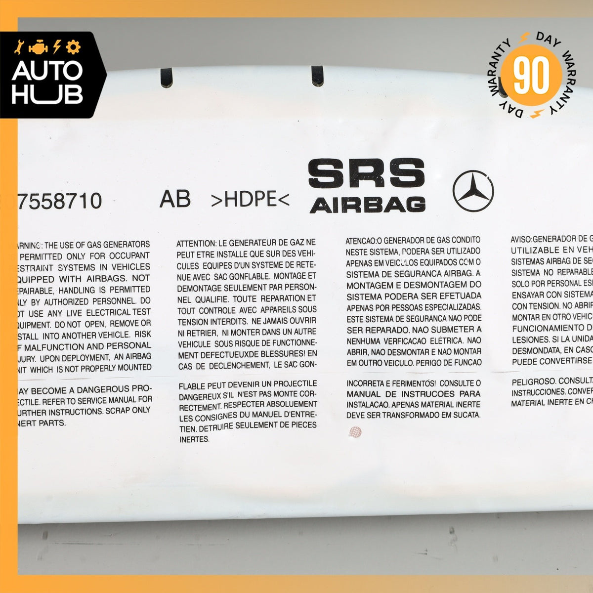 08-15 Mercedes W204 C250 GLK250 Passenger Dash Airbag Air Bag 2048607902 OEM - photo 3