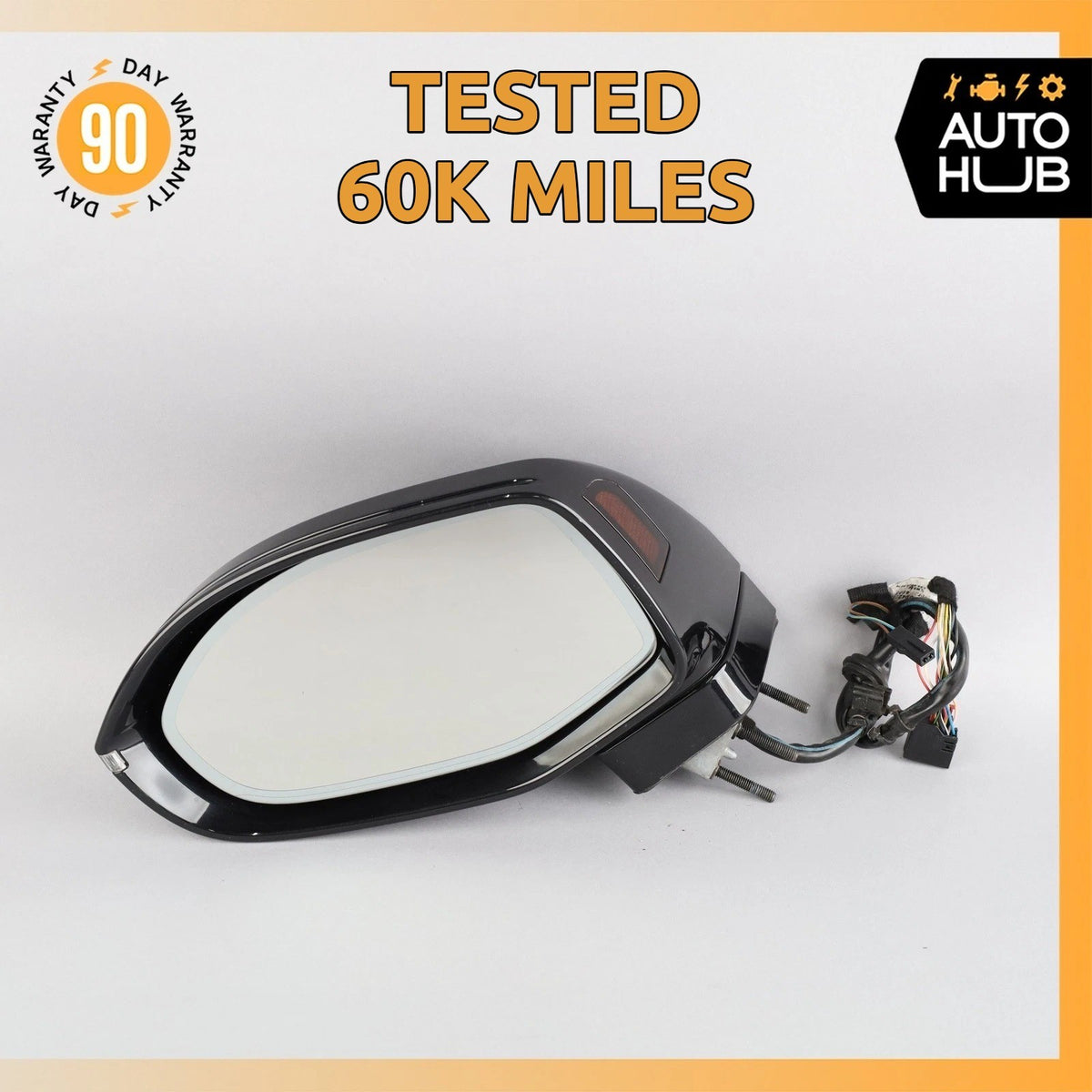 12-18 Audi 4G8 A7 S7 RS7 Left Rear View Door Mirror w/ Blind Spot OEM 60k - photo 1