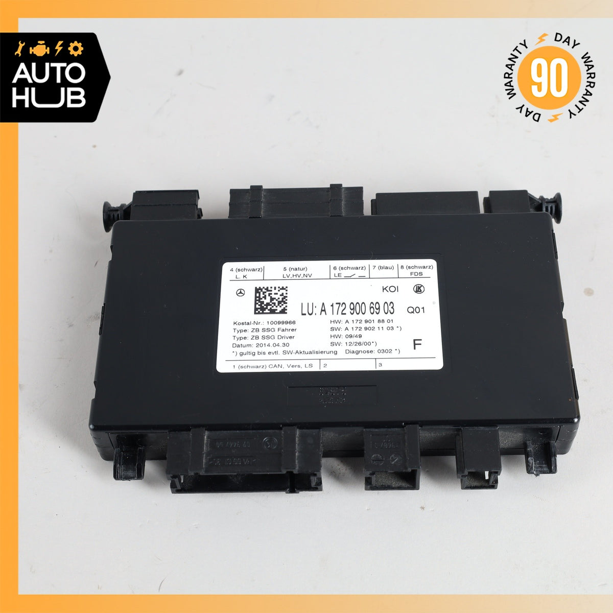 08-18 Mercedes R172 SLK250 E400 CLS63 Seat Control Module Front Left Side OEM - photo 3