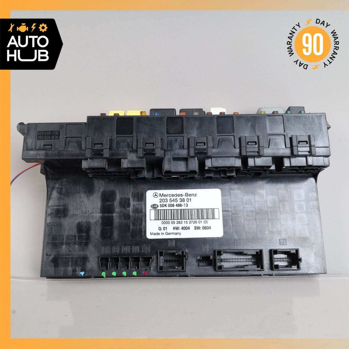 01-09 Mercedes W209 CLK350 CLK550 Rear SAM Module Relay Fuse Box OEM - photo 3