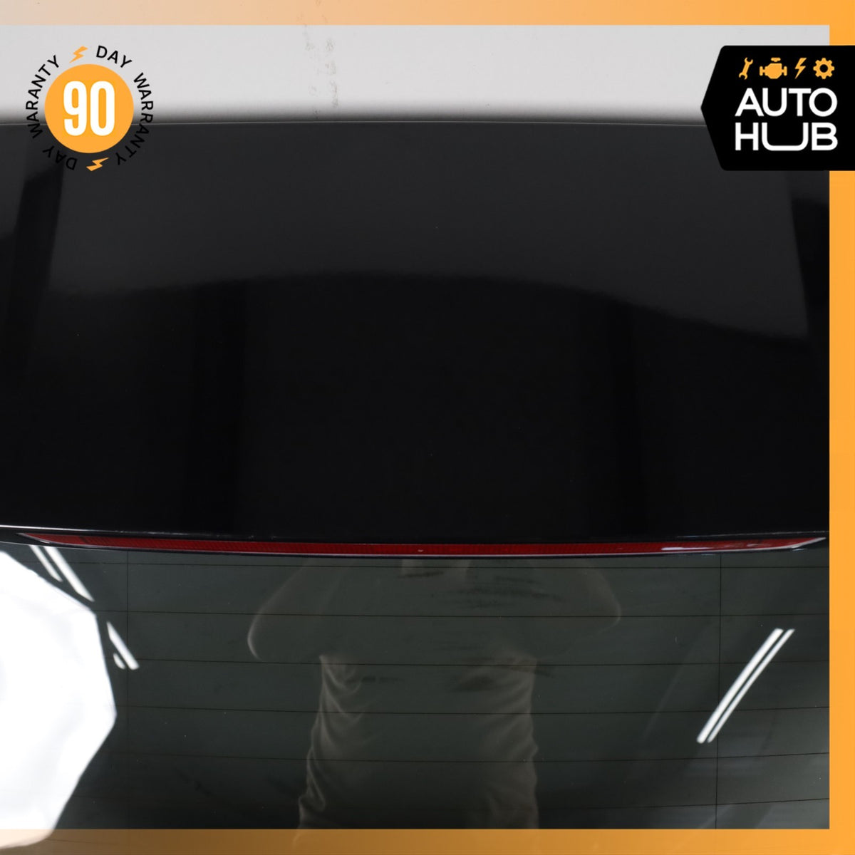 15-18 Porsche Macan 95B Trunk Lid Liftgate Tailgate Hatch Shell w/Spoiler OEM - photo 12