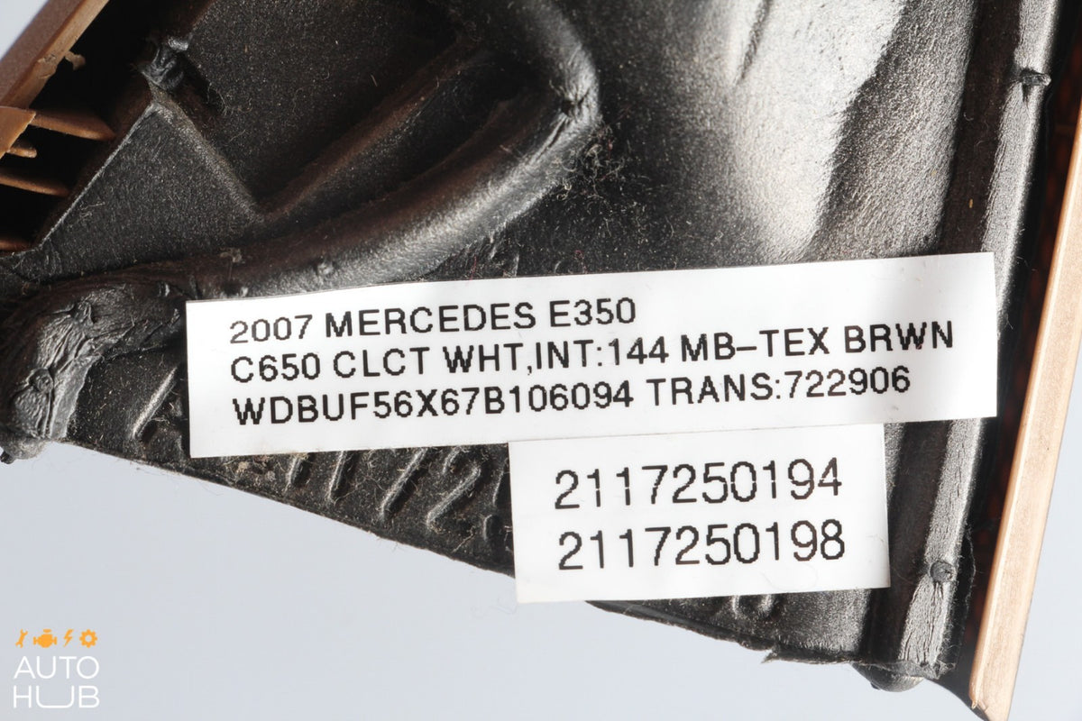 07-09 Mercedes W211 E350 E550 E320 Tweeter Speaker Cover Front Left Brown OEM - photo 12
