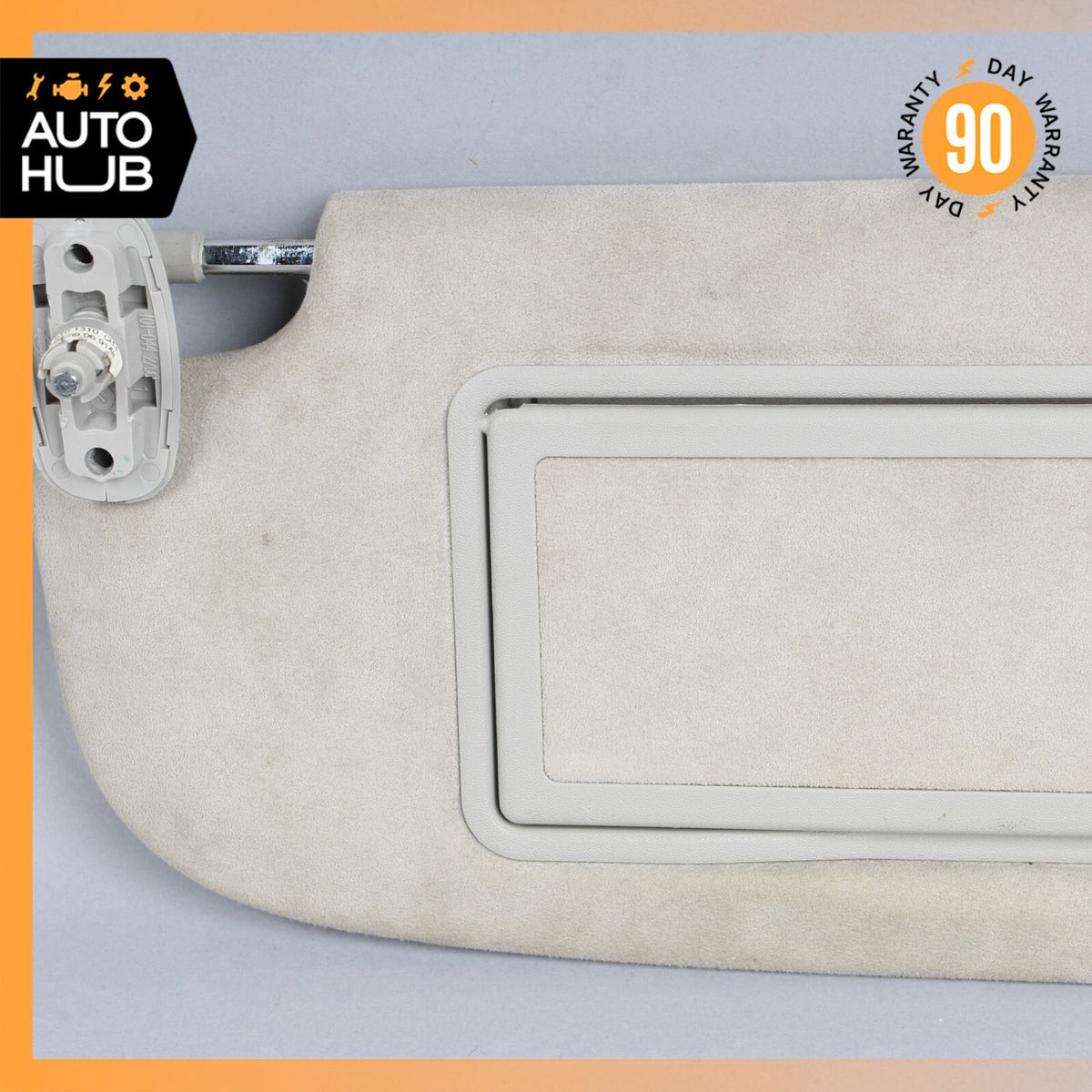 Mercedes W221 S600 CL550 S63 Left Side Sun Visor Shade Sunvisor Gray Suede OEM - photo 3