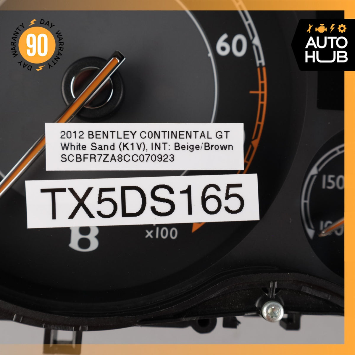 12-13 Bentley Continental GT GTC Instrument Cluster Speedometer OEM 56k - photo 19