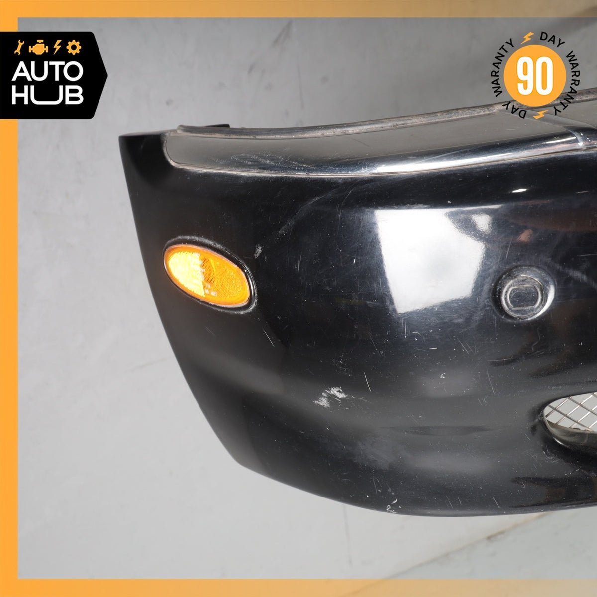 00-02 Bentley Arnage Front Bumper Cover Assembly Black OEM 50k - photo 10