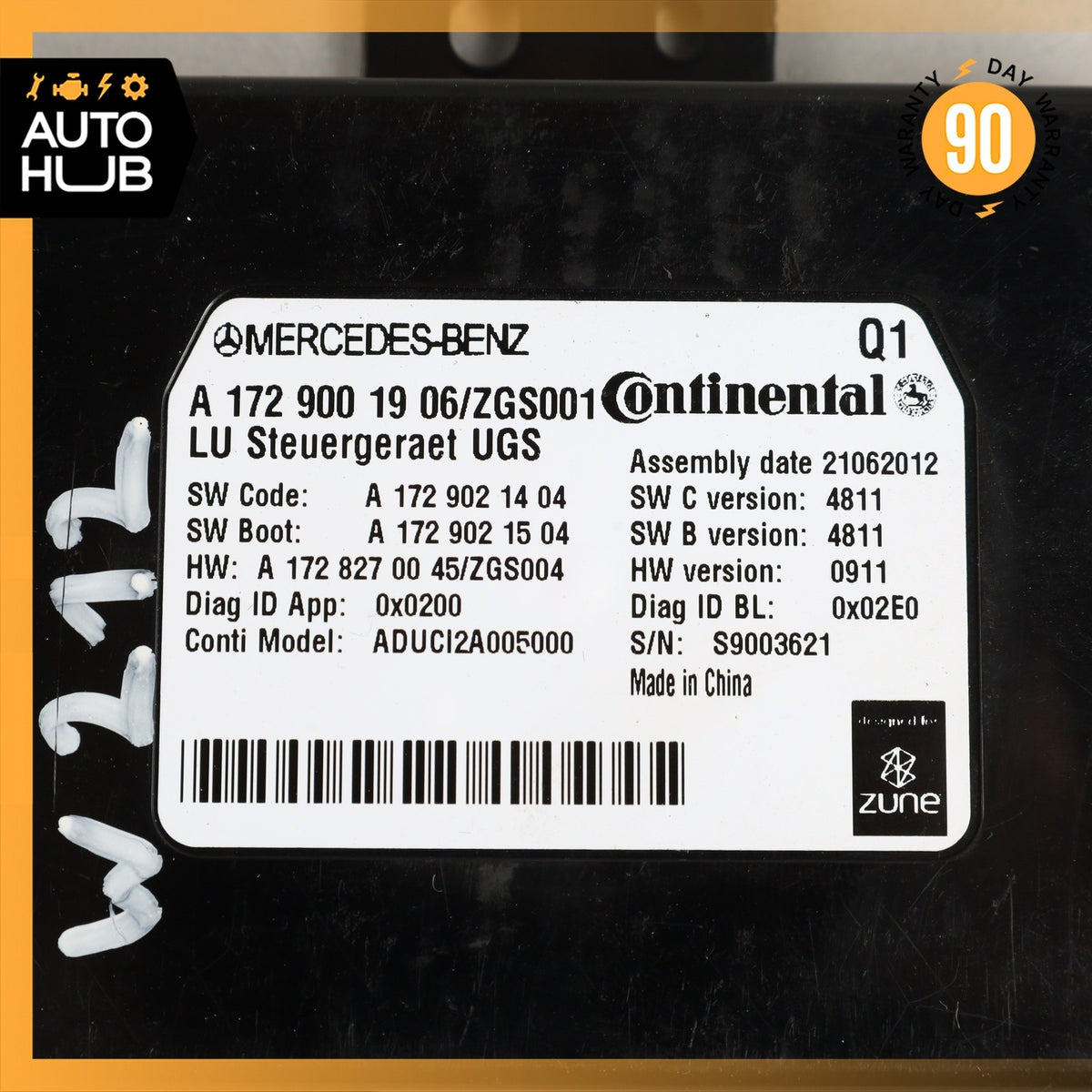 Mercedes W212 E550 C250 GL550 Communication Control Module 1729008206 OEM - photo 9