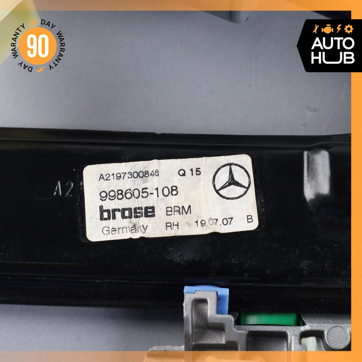 06-11 Mercedes W219 CLS550 CLS55 AMG Rear Right Door Window Regulator Motor OEM - photo 21