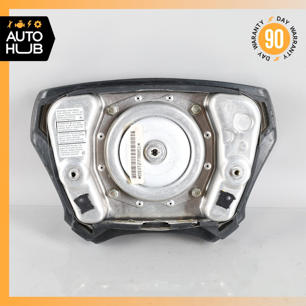 92-98 Mercedes R129 SL500 SL320 Driver Steering Wheel Airbag Air Bag Black OEM - photo 8