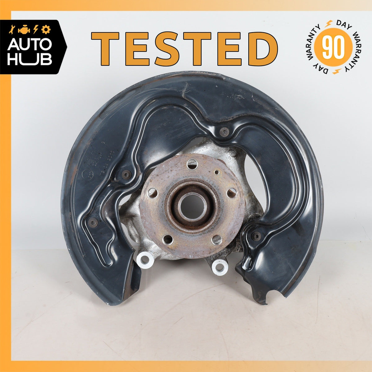 11-18 Audi D4 A8 S8 Rear Left Driver Side Spindle Knuckle Hub 4H0505431C OEM - photo 1