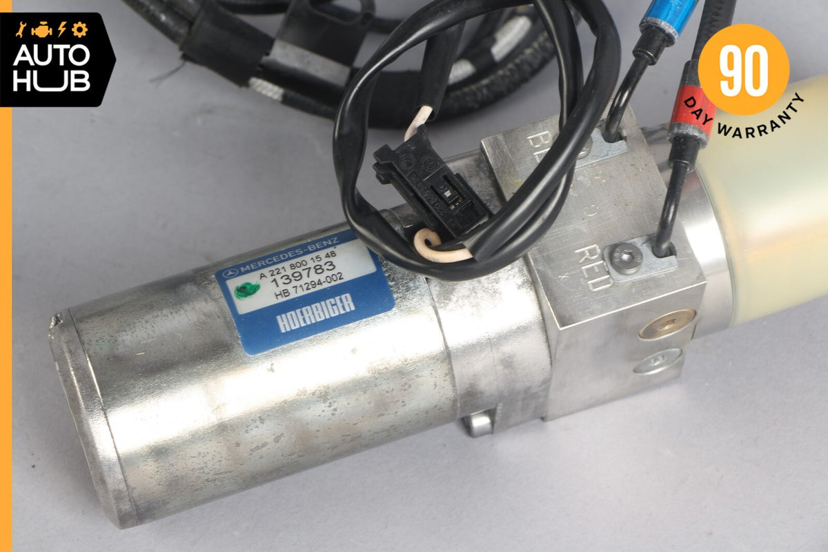 07-13 Mercedes W221 S400 S550 Trunk Lid Locking Hydraulic Pull Down Pump OEM - photo 4