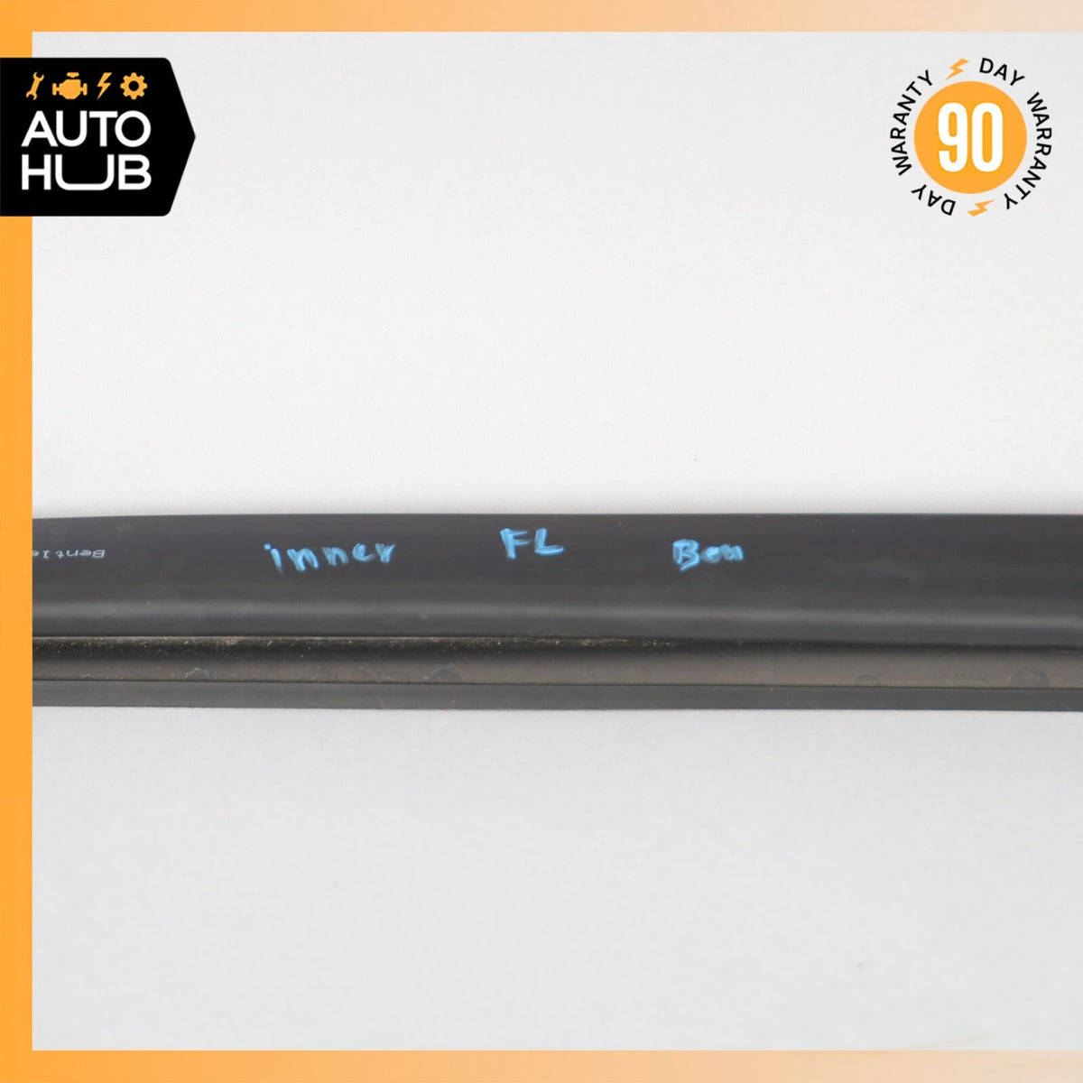 Bentley Continental GTC Front Left Driver Side Door Inner Glass Rubber Seal 59k - photo 3