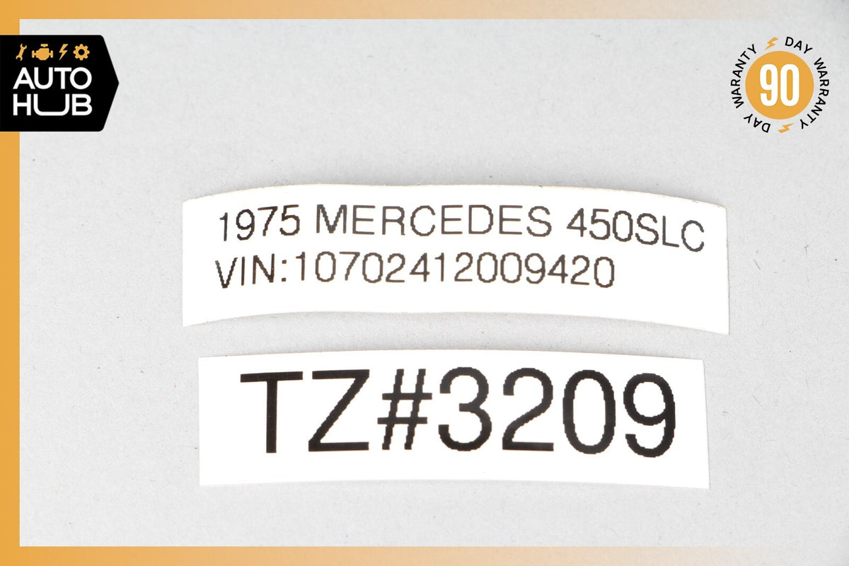 72-89 Mercedes R107 450SLC 350SL Front Right Passenger Side Hood Vent Grill OEM - photo 11