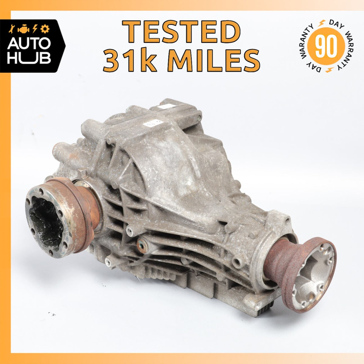 Bentley Continental GT GTC 6.0L Rear Differential Diff Axle Carrier OEM 31k - photo 1