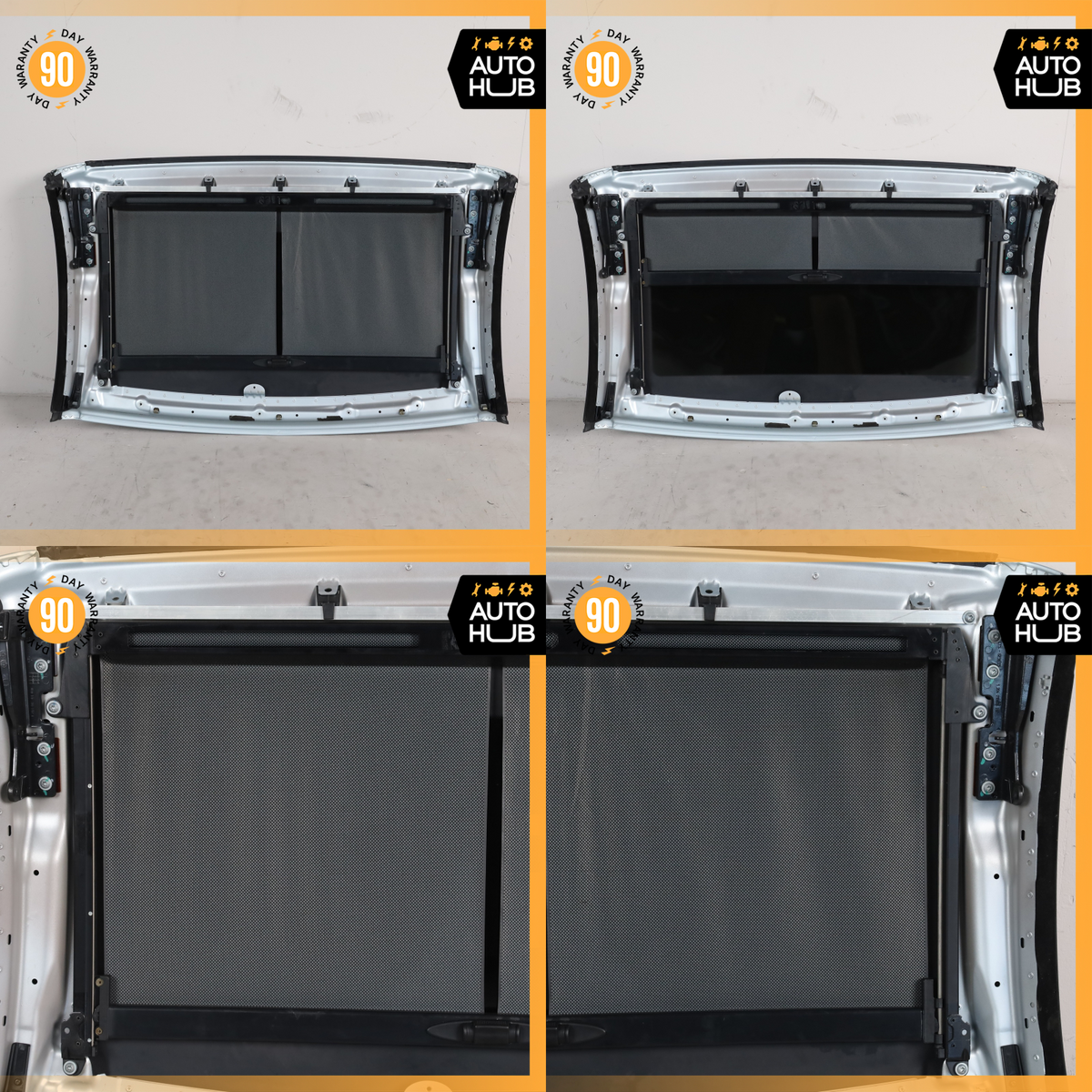 Mercedes R230 SL500 SL550 SL55 AMG Pano Panorama Roof Top Glass w/ Sun Shade OEM - photo 22