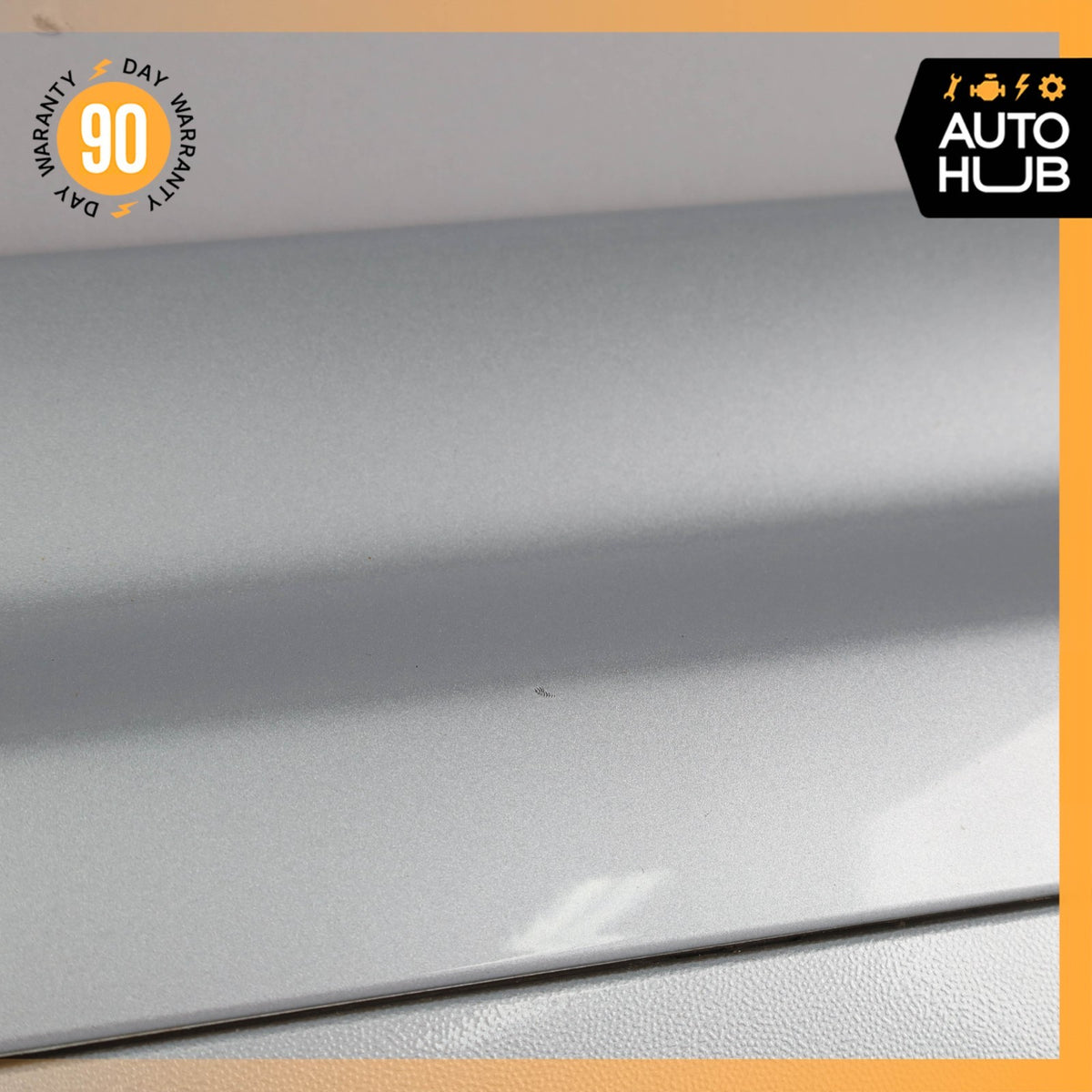 15-18 Porsche Cayenne 958 GTS Front Left Lower Door Molding Silver OEM - photo 5