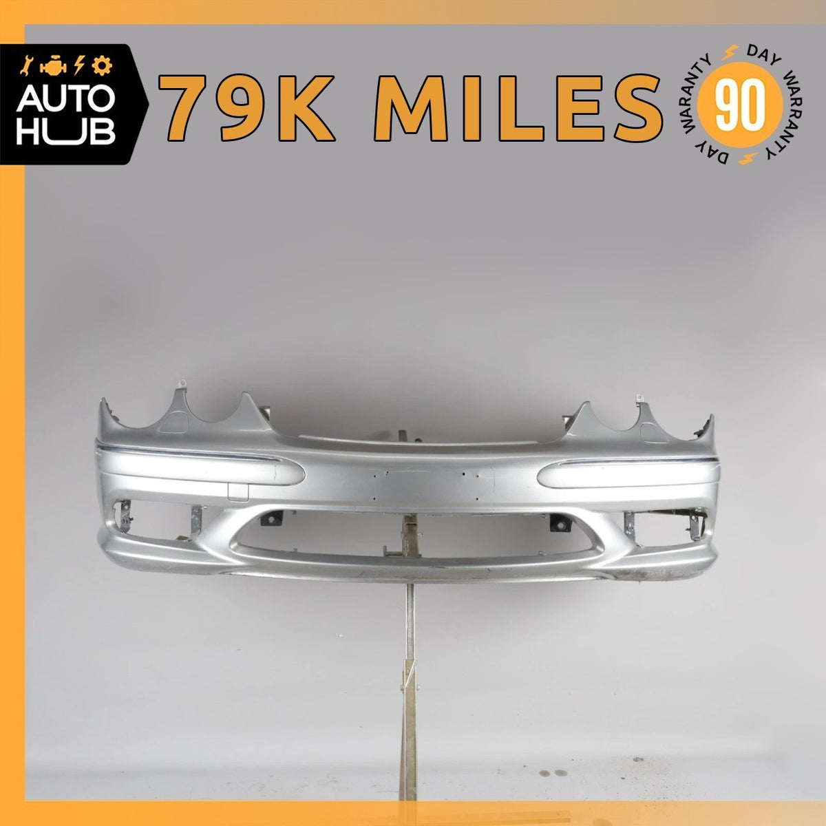 03-06 Mercedes W215 CL500 CL55 AMG Sport Front Bumper Cover Assembly Silver OEM - photo 1