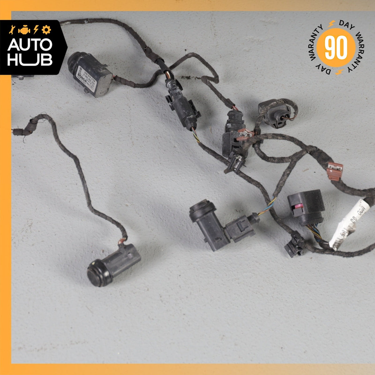 Bentley Continental GTC GT Front Bumper Parking Sensor Wire Harness PDC OEM 40k - photo 5