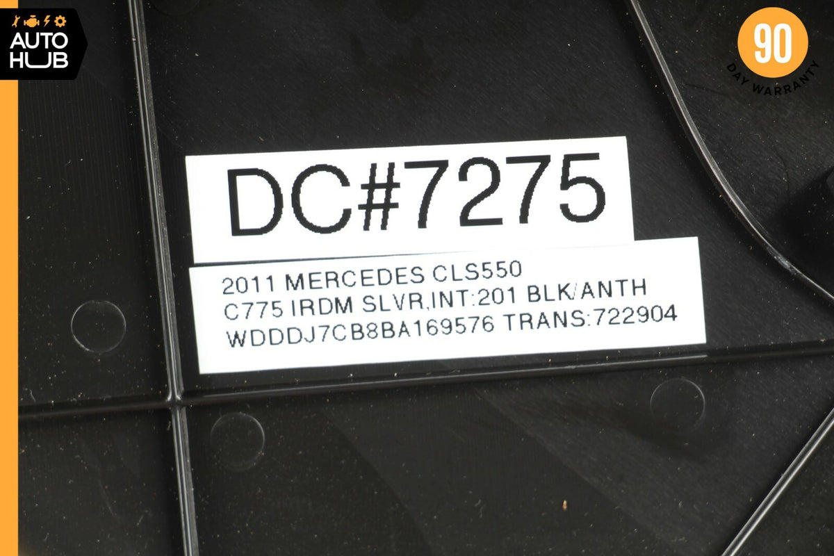06-11 Mercedes W219 CLS550 CLS500 Dashboard Front Left Panel Trim Cover Black - photo 7