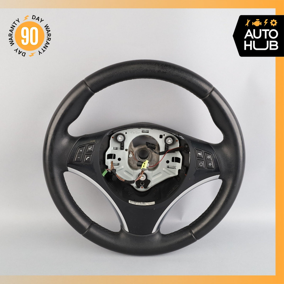 BMW E88 128i 135i Sport Steering Wheel Black w/ Switch 32306795574 OEM - photo 1